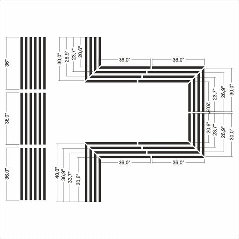 Peel and Stick Flat Design Wall Molding for TV Unit | Ready to Assemble Wall Molding Kit - Highest Quality Wall Moldings and Decor Products at Birdeco