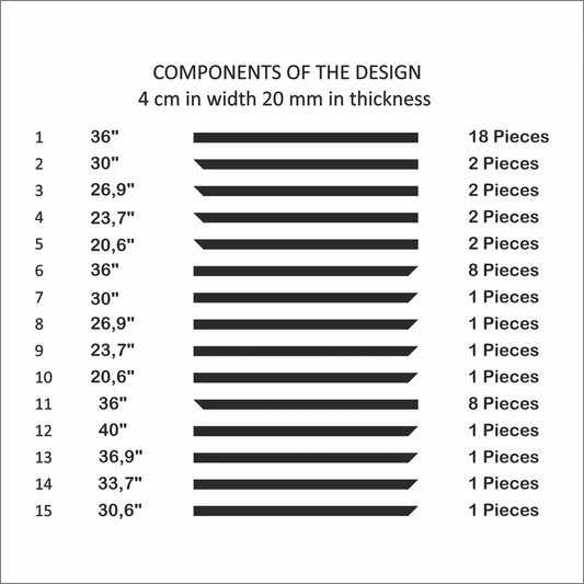 Peel and Stick Flat Design Wall Molding for TV Unit | Ready to Assemble Wall Molding Kit