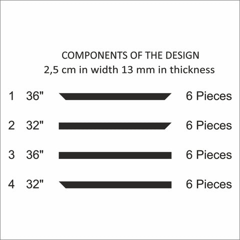 Peel-and-Stick Wall Molding - 4 Upper Frames (P26P)
