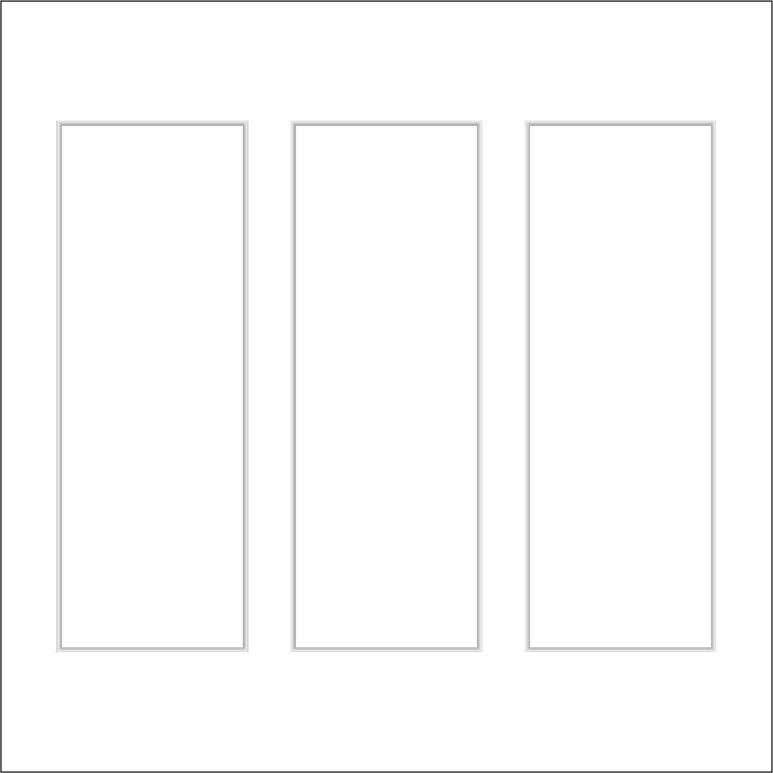 Peel-and-Stick Wall Molding - 4 Upper Frames (P26P)
