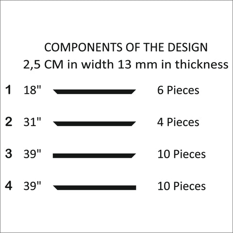 Peel and Stick Wall Molding Kit - 5 Vertical Frames | Easy Self-Adhesive Installation - Highest Quality Wall Moldings and Decor Products at Birdeco