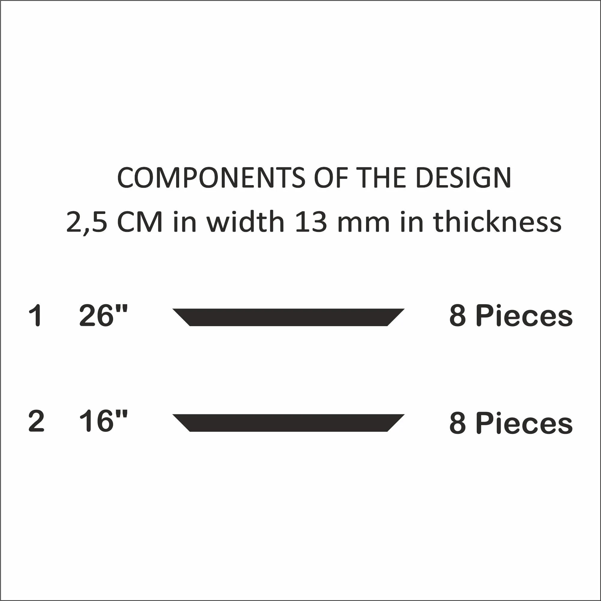 Ready to Assemble Wainscoting Kit - 4 Bottom Frames | Easy Installation - Highest Quality Wall Moldings and Decor Products at Birdeco