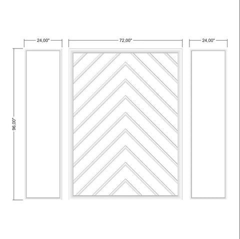 Bedroom Wall Trim Molding Kit - Ready to Assemble Wall Paneling | 2 Side Frames & 1 Middle Frame - Highest Quality Wall Moldings and Decor Products at Birdeco