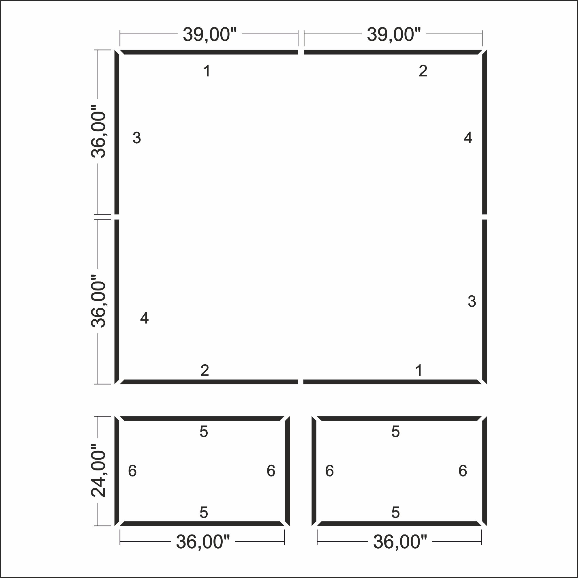 Peel and Stick Ready to Assemble Wall Molding Kit - 1 Upper, 2 Bottom Frames (P48P)