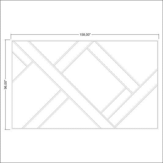 New Trend Ready to Assemble Wall Moulding Kit (P50)