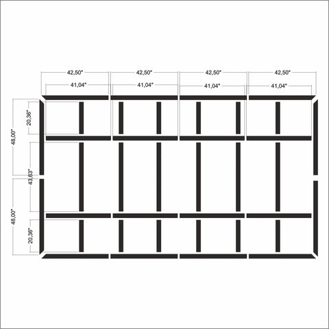 Board and Batten Wall Accent Kit | Pre-Cut & Ready to Assemble - Highest Quality Wall Moldings and Decor Products at Birdeco