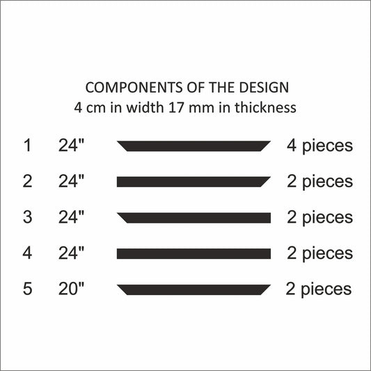 Ready-to-Assemble Picture Frame Wall Molding - One Upper and One Bottom Frame | Easy Installation - Highest Quality Wall Moldings and Decor Products at Birdeco