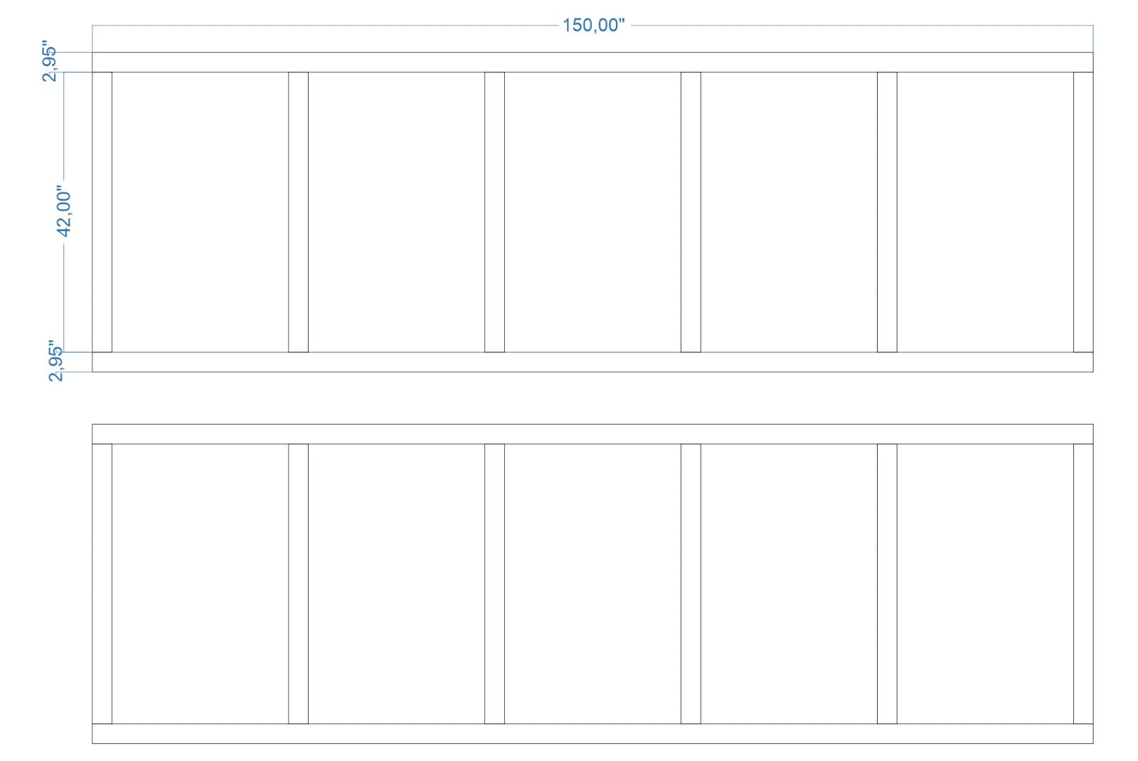 Custom-made wall molding design by Birdeco for Randi N., featuring elegant wall trim and decorative molding details.