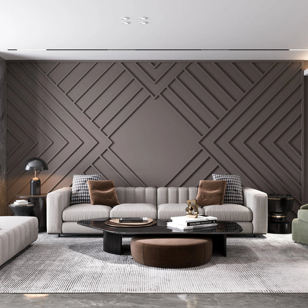Contemporary Wall Paneling Kit for Living Areas (P17) - Premium Quality ...